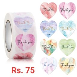 Stickers - Heart Shaped Thank You