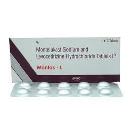 Montelukast + Levocetirizine Hydrochloride Tablets 10 Mg Tablet