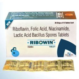Riboflavin + Folic Acid + Niacinamide + Lactic Acid Bacillus 60 Million Spores Tablet 1.5 Mg Tablet