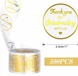 Stickers - Thank You for celebrating with us