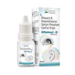 Ofloxacin 0.3% W/V + Dexamethasone Sodium Phosphate 0.1% V/V Eye/Ear Drops 0.3% Drops