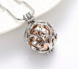 Memorial Urn Necklace Tree Of Life Ball