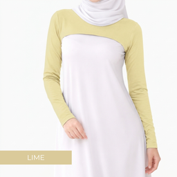 AURAT SLEEEVE INNER MUSLIMAH EXCLUSIVE - LIME