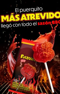 PALETA PUERQUITOS BBQ AL PASTOR TIRA C/10PZS