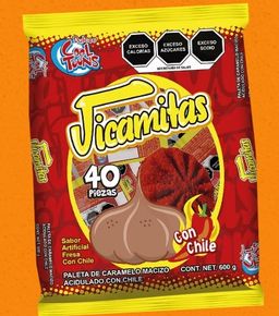 PALETA JICAMITA C/CHILE COOL TOONS BSA C/40 PZS
