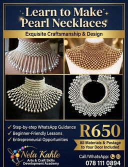 Pearls necklaces making training 