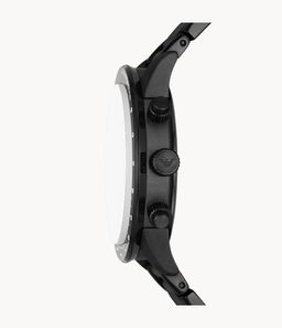 Armani Chronograph Black Stainless Steel 