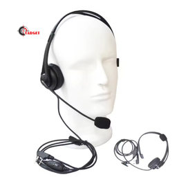2 Pin Headset Mic Walkie Talkie Headphones with Mic