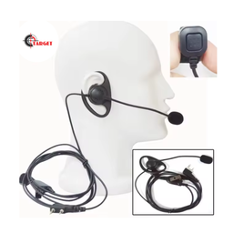 2 Pin Headset Mic Walkie Talkie Headphones with Mic 
