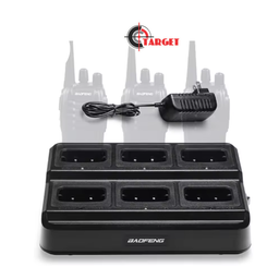 BAOFENG Walkie Talkie Six(6) Way Charger Multi-Unit Charger Station