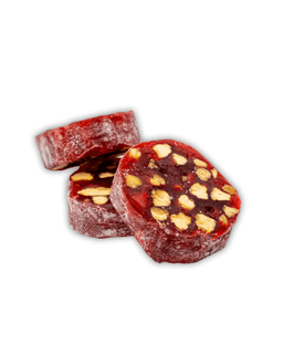 Malban Pomegranate sugar powdered with Pistachio