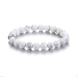 White howlite bracelet 