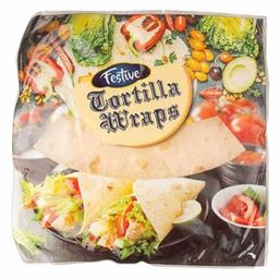 Festive tortilla wraps 8inch 10pcs