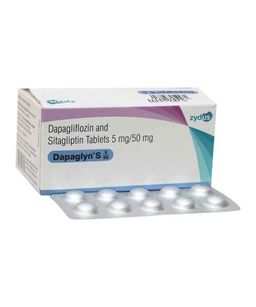 Sitagliptin + Dapagliflozin Tablets 50 Mg Tablet