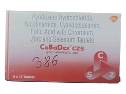 Pyridoxine Hcl + Niacinamide + Cynocobalamin + Folic Acid + Chromium + Zinc + Selenium Tablets 1.5 Mcg Tablet