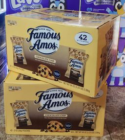 Famous Amos Chocolate Chip Cookies, 2 oz., 42 pk.