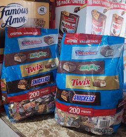  Mars Minis Chocolate Candy Bars Variety Pack, 200 ct.