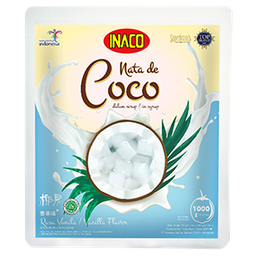 INACO Nata de Coco 1KG Vanilla x 12