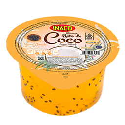 INACO Nata de Coco Cup 200g Orange x 24