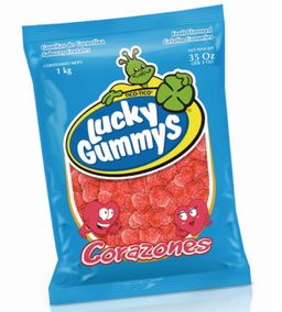 LUCKY GUMMYS CORAZONES BSA 1 KG