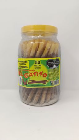 BANDERILLA AZUCAR GRANDE GATITO VIT C/50 PZS