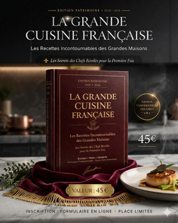 LA GRANDE CUISINE FRANÇAISE 1920 à 2026