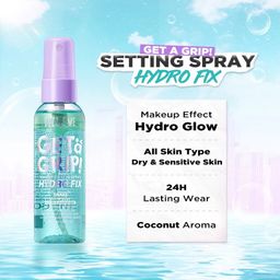 Dazzle Me - Get A Grip! Makeup Setting Spray (60ml) - Hydro Fix | Wholesale Makeup Singapore