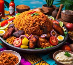 DINNER SIZE- GHANIAN SWALLOW By Chef V (Copy)