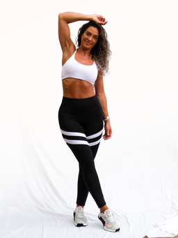 Shape Legging - White Streak 