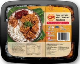 *Promo 2 For 1* CP Ready Meals - Nasi Lemak w Chicken Rendang
