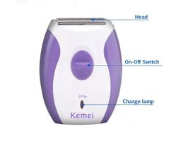 Épilateur-rasoir rechargeable Kemei KM-280R pour femmes