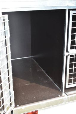 Remolque para perros BW – 4 compartimentos (240 × 100 cm)