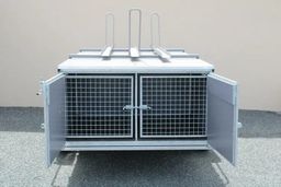 Remolque para 6 perros: resistente y funcional