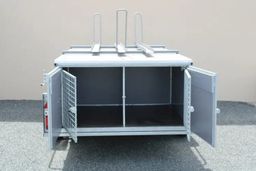 Remolque para 6 perros: resistente y funcional