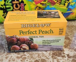 Bigelow perfect peach 🍑 herbal tea 20 bags 