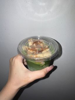 Banana Pudding Matcha Latte