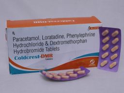 Paracetamol + Loratadine + Phenylephrine Hydrochloride + Dextromethorphan Hydrobromide Tablets 500 Mg Tablet