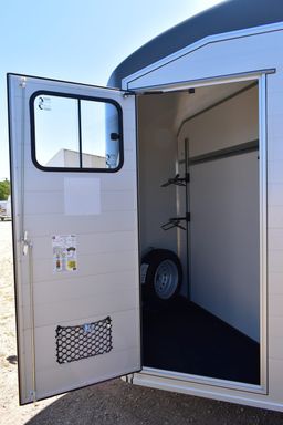 Van Cheval Liberté Maxi 2 – Gris hierro – 2 plazas (transporte en diagonal)