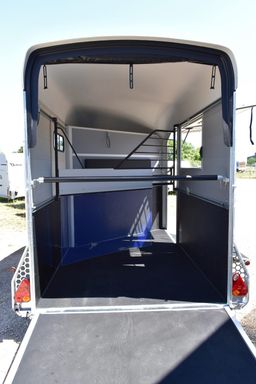 Van Cheval Liberté Maxi 2 – Gris hierro – 2 plazas (transporte en diagonal)
