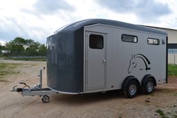 Van Cheval Liberté Maxi 4 – Gris hierro – 4 plazas (transporte en diagonal)