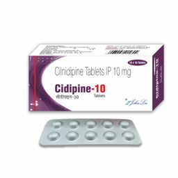 Cilnidipine Tablets 10 Mg Tablet