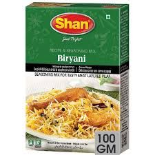 Shan bombay biryani value pack 100g