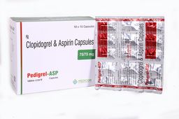 Clopidogrel + Aspirin Capsules 75 Mg Capsule