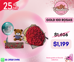 GOLD 100 ROSAS
