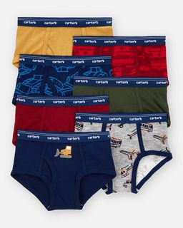 Toddler Boy 7-Pack Construction Print Brief Underwear