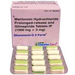 Metformin Hydrochloride (Prolonged Release) + Glimepiride Tablets 1000 Mg Tablet