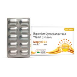 Magnesium Glycine + Vitamin D3 1000 Iu Tablet 1000 Iu Tablet