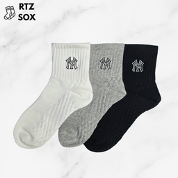 [10257] – Unisex Cotton Quarter Socks– Cushioned Sole, Breathable & All-Day Comfort