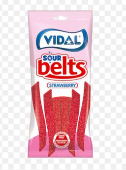 Vidal strawberry sour belts 90g
