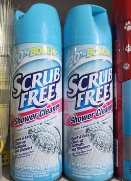 Scrub Free shower cleaner with foaming action 12 oz